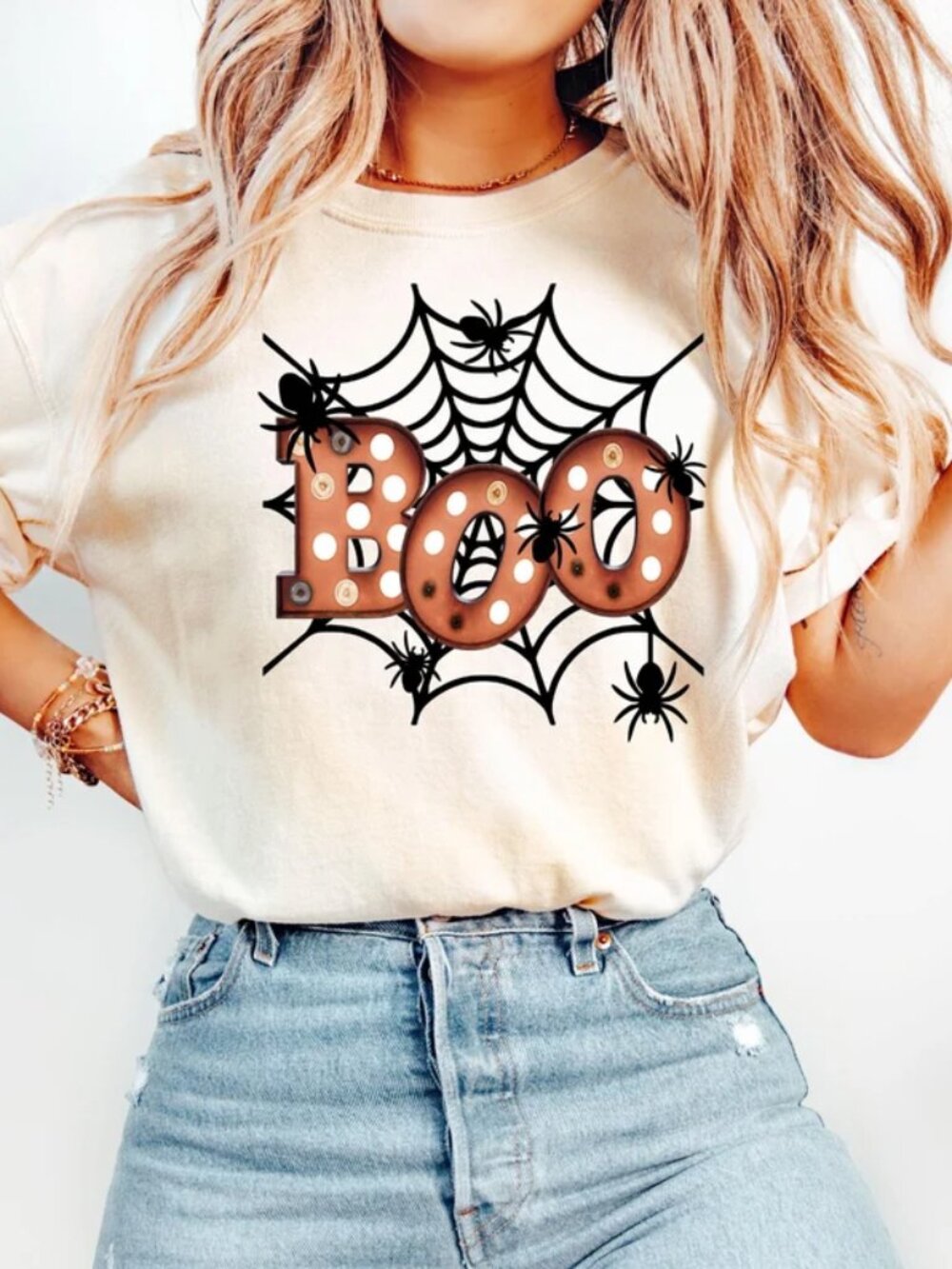 Boo Spider Shirt, Spider Halloween Shirt, Boo Halloween T-Shirt